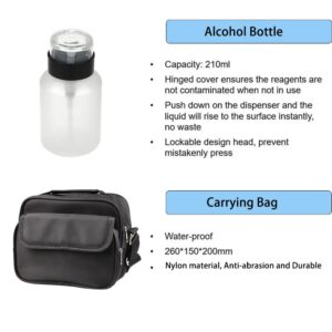 Kit d&rsquo;outils de Nettoyage Fibre pour Soudeuse FTTx, Compris Stylos Optique Fibre,Mesurer la Règle,Lingettes Nettoyan…