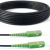 Câble fibre optique blindé acier SC/APC–SC/APC OS2 monomode simplex LSZH (Ref:1366)