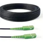 Cabo de fibra ótica blindado com aço SC/APC–SC/APC OS2 monomodo simplex LSZH (Ref.: 1366)