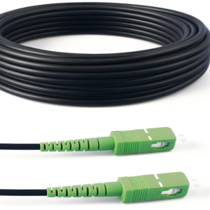 Câble fibre optique blindé acier SC/APC–SC/APC OS2 monomode simplex LSZH (Ref:1366)