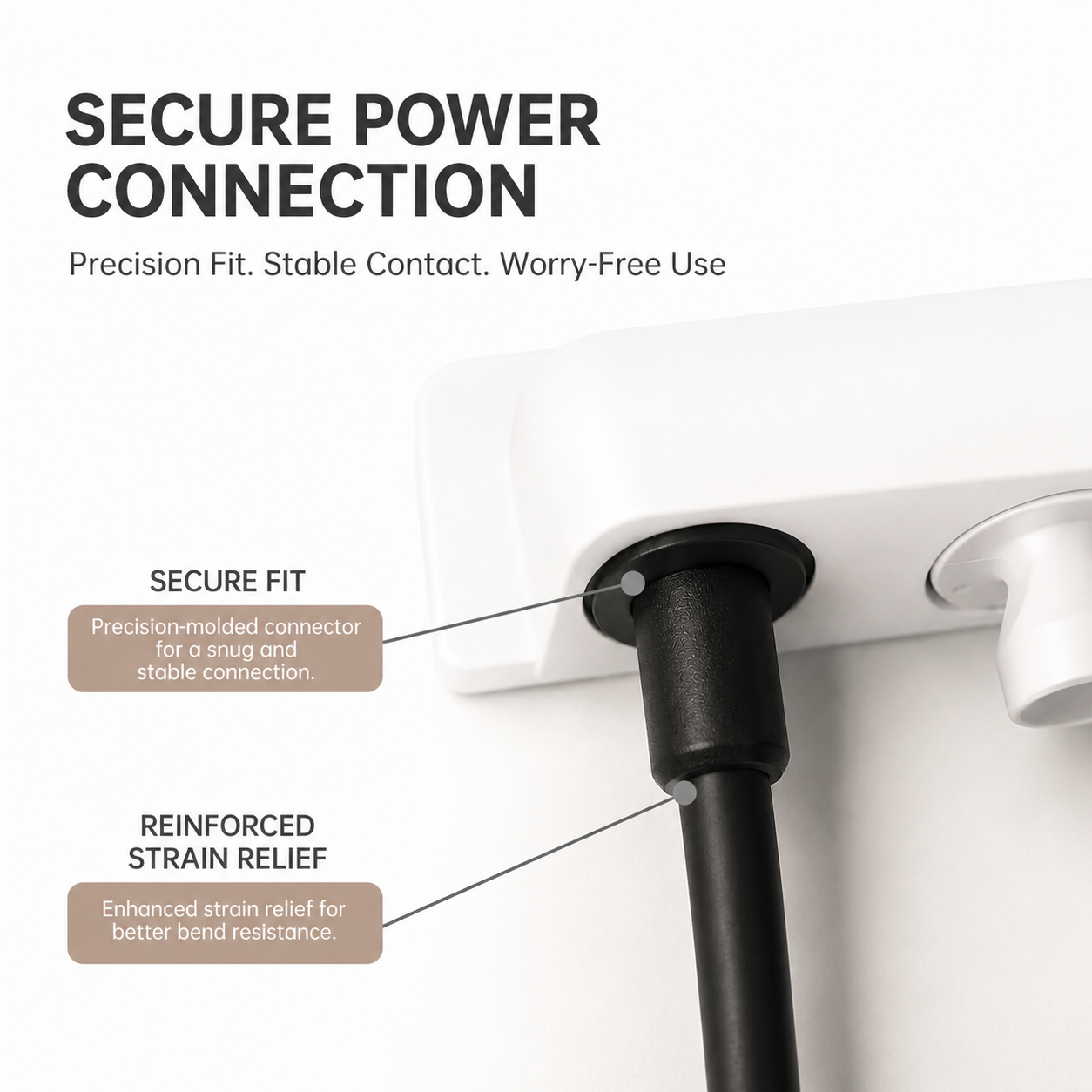 Elfcam - 2M Adaptateur Secteur 60 W Compatible avec Starlink Mini – Chargeur Compact pour Maison, Bureau, Voyage et Déplacements – Image 3