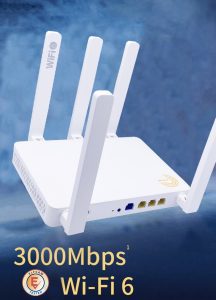 Routeur WiFi 6 Mesh AX3000 2,5Gb (AX3000), Ethernet Port WAN 2,5Gb RJ45, Double-Bande WiFi 6 Mesh Routeur, Jusqu’à 3…