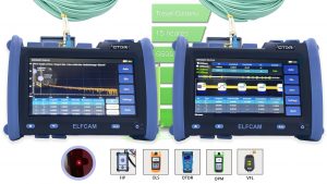 Elfcam® – ELF6800 OTDR Monomode 1310nm / 1550nm et Multimode 850nm / 1300nm, Testeur Fibre Optique Réflectomètre du …
