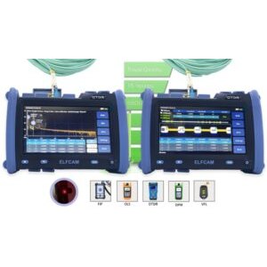 Elfcam® – ELF6800 OTDR Monomode 1310nm / 1550nm et Multimode 850nm / 1300nm, Testeur Fibre Optique Réflectomètre du …