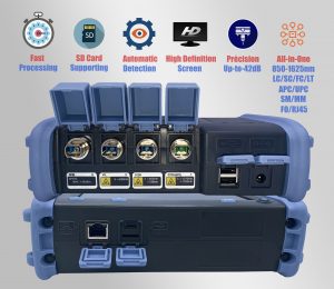 Elfcam® – ELF6800 OTDR Monomode 1310nm / 1550nm et Multimode 850nm / 1300nm, Testeur Fibre Optique Réflectomètre du …
