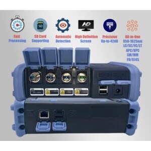 Elfcam® – ELF6800 OTDR Monomode 1310nm / 1550nm et Multimode 850nm / 1300nm, Testeur Fibre Optique Réflectomètre du …