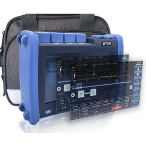 Elfcam® - ELF6800 OTDR Monomode 1310nm / 1550nm et Multimode 850nm / 1300nm, Testeur Fibre Optique Réflectomètre du Dom...