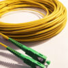 Câble à Fibre Optique SC/APC à SC/APC OS2 Simplex Jaune (Ref:11)