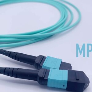 Câble Fibre Optique MPO Femelle à MPO Femelle, Multimode OM3, compatible avec Nvidia/Mellanox/Arista/Cisco/HPE/Juniper/Mar…