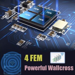 Routeur WiFi 6 Mesh AX3000 2,5Gb (AX3000), Ethernet Port WAN 2,5Gb RJ45, Double-Bande WiFi 6 Mesh Routeur, Jusqu’à 3…