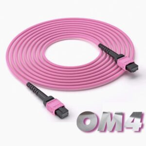 Elfcam® – Câble Fibre Optique MPO Femelle à MPO Femelle, Multimode OM4, compatible avec Nvidia/Mellanox/Arista/Cisco…