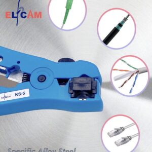 Elfcam® – Universel Dénudeur de Câbles Coaxiaux RG 59/6/7/11Pince à dénuder Coaxial Coax Câble