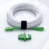 Elfcam® – Cable de Fibra Óptica SC/APC a SC/APC Monomodo, Entrega con Acoplador para Extensión de Fibra Óptica, Compatible con Orange Livebox, SFR La Box Fiber y Bouygues Bbox