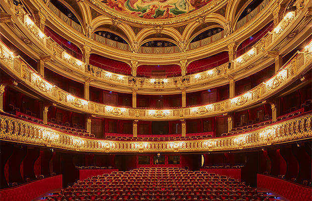 Théâtre national de l'Odéon — infrastructure PoE 100 endpoints fibre OM3 Elfcam