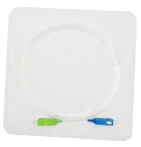 Elfcam® – Câble Fibre Optique SC/APC à SC/UPC Invisible/Transparent pour Freebox, Fibre Optique Monomode 125µm OS2, …
