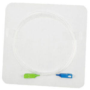 Elfcam® – Câble Fibre Optique SC/APC à SC/UPC Invisible/Transparent pour Freebox, Fibre Optique Monomode 125µm OS2, …