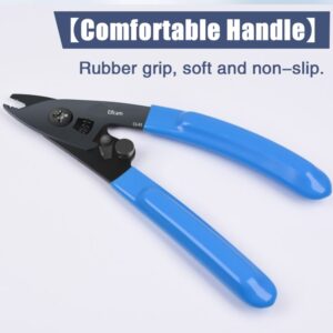 Elfcam® – Pince 3 en 1 à Dénuder Ergonomique en Acier Allié au Carbone pour Dénuder et Décaper pour Fibre Optique Mo…