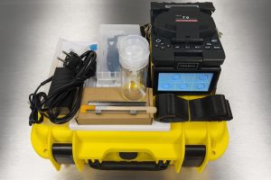 Elfcam – Soudeuse Fibre Optique T6, Fiber Fusion Splicer, Type Alignement – Cœur à Cœur, avec 4 Moteurs et Kit…