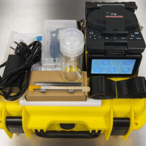 Elfcam – Soudeuse Fibre Optique T6, Fiber Fusion Splicer, Type Alignement – Cœur à Cœur, avec 4 Moteurs et Kit…