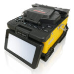 Elfcam - Máquina de fusão de fibra ótica T6, Fiber Fusion Splicer, tipo alinhamento - núcleo a núcleo, com 4 motores e kit de ferramentas, para FTTH e FTTx (Ref.: 25096)