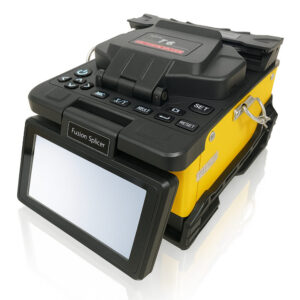 Elfcam – Soudeuse Fibre Optique T6, Fiber Fusion Splicer, Type Alignement – Cœur à Cœur, avec 4 Moteurs et Kit…