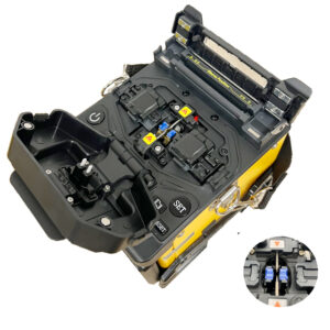 Elfcam – Soudeuse Fibre Optique T6, Fiber Fusion Splicer, Type Alignement – Cœur à Cœur, avec 4 Moteurs et Kit…