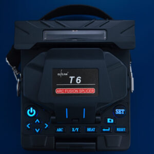 Elfcam – Soudeuse Fibre Optique T6, Fiber Fusion Splicer, Type Alignement – Cœur à Cœur, avec 4 Moteurs et Kit…