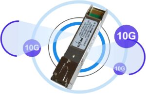 10G SFP+ Optique Module XGS-PON pour 10GbE ONU, Jusqu’à 10 Gbit/s , Compatible avec Les Fritz!Box 5530 Fiber et Frit…