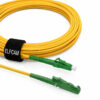 E2000/APC naar LC/APC OS2 simplex glasvezelkabel (ref:3822)