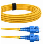 Elfcam® - Cabo de fibra ótica SC/UPC para SC/UPC, duplex, monomodo, cabo ótico 9/125 µm OS2 LSZH (Ref.: 20245)