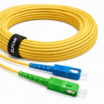 Cabo de fibra ótica SC/APC para SC/UPC OS2, simplex, amarelo (Freebox) (Ref.: 249)