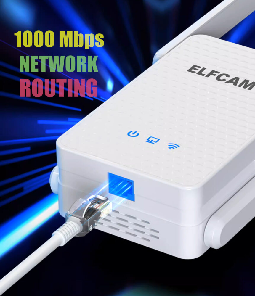 WiFi 6 Répéteur WiFi Puissant 3000Mbps, Amplificateur WiFi Puissant sans Fil Double Bande 5GHz & 2.4GHz WiFi Boosterm, Compatible avec Toutes Les Box Internet (Ref: 17042) – Image 4