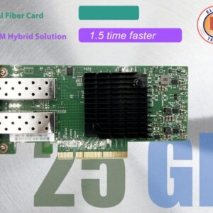 Elfcam® – 25Gb Carte Réseau PCIe avec Chipset NVIDIA Mellanox ConnectX-4, 25GbE Adaptateur Ethernet PCI Express 3.0 …