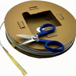 Elfcam – Kevlar Scissors for Fiber Optics, Super Multi Cutter Made in High Carbon Alloy Steel, Serrated Blade Shear …