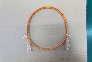 Câble Ethernet Cat 6A, Ultra Slim 10Gbps 28AWG UTP OD3,6mm 500MHz, 10Gb Thin RJ45 Cat6a Patch Cord pour Data Center (Lot20)