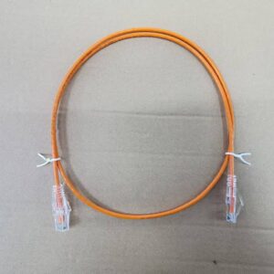 Câble Ethernet Cat 6A, Ultra Slim 10Gbps 28AWG UTP OD3,6mm 500MHz, 10Gb Thin RJ45 Cat6a Patch Cord pour Data Center (Lot20)