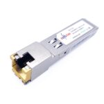 10Gb SFP+ in RJ45 Compatible with Cisco SFP-10G-TS and Freebox Ultra, 10GB SFP+ Transceiver Module (10Gbase-T), Up to 30 Meters over a Cat 6A/ Cat 7/ Cat 8 Ethernet Cable