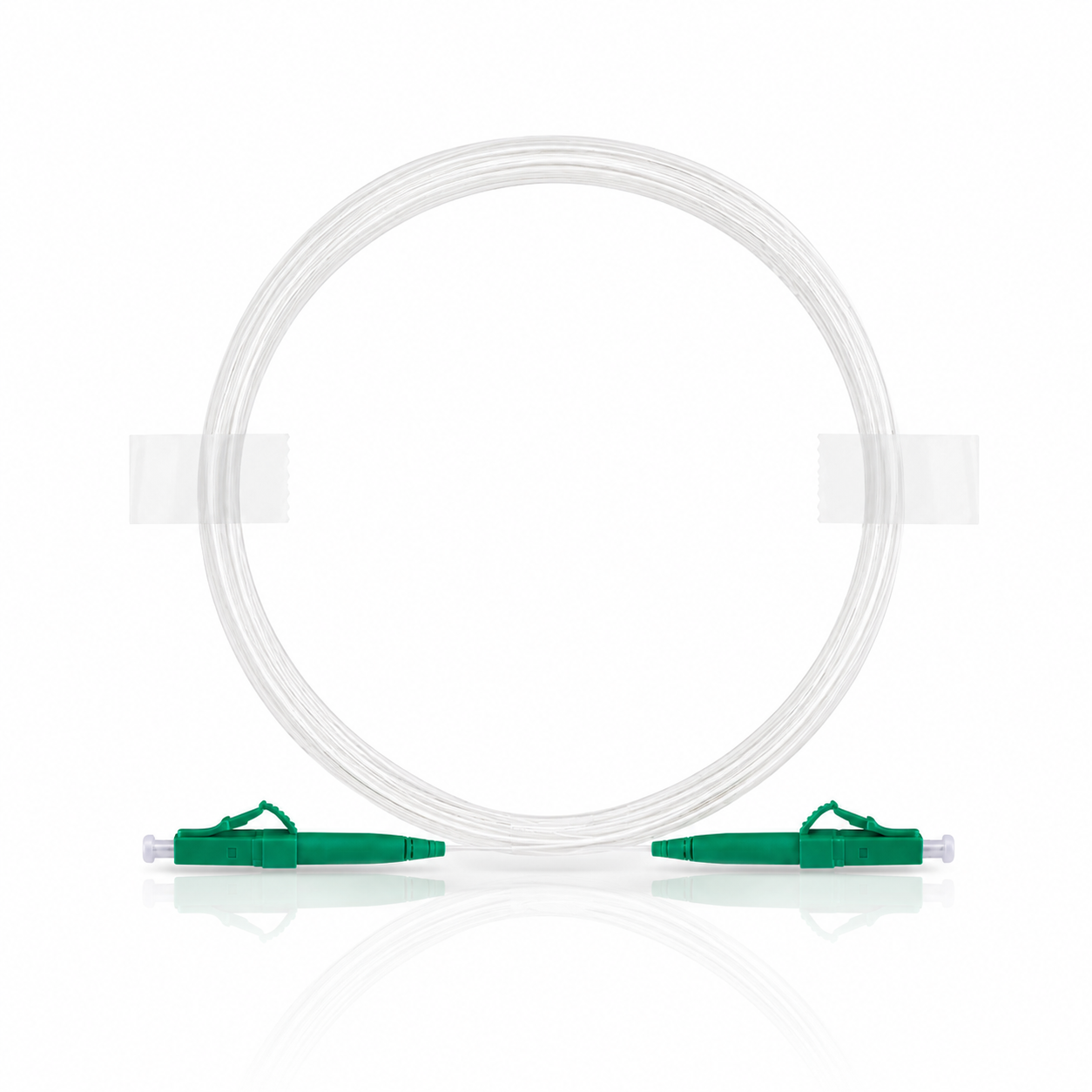 Elfcam® – LC/APC naar LC/APC onzichtbare/transparante optische vezelkabel, 125 µm OS2 single-mode optische vezel, transparante nylon mantel, onzichtbaar en eenvoudig te installeren (Ref: 19707) – Image 7