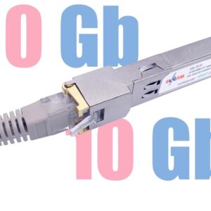 10Gb SFP+ en RJ45 Compatible avec Cisco SFP-10G-TS et Freebox Ultra, 10Go SFP+ Module de Transceiver (10Gbase-T), Jusqu&rs…