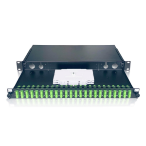 Elfcam® – Tiroir Optique 48 Ports SC Simplex OS2 Équipé de 24T SC APC Monomode Duplex, Installation dans Tous Les Ra…