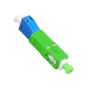 Elfcam – Adaptateur à Fibre Optique Câble Monomode Simplex SC/APC Male à LC/UPC Female, Lot de 1