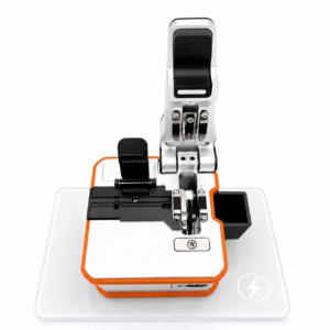 Coupe-fibre optique automatique K2 – Manuel/automatique, haute précision ≤0,5°, pour fibres monomodes (0,25 & 0,9 mm), avec éclairage LED, batterie rechargeable et bac à déchets intégré – Outil de précision pour épissure de fibre