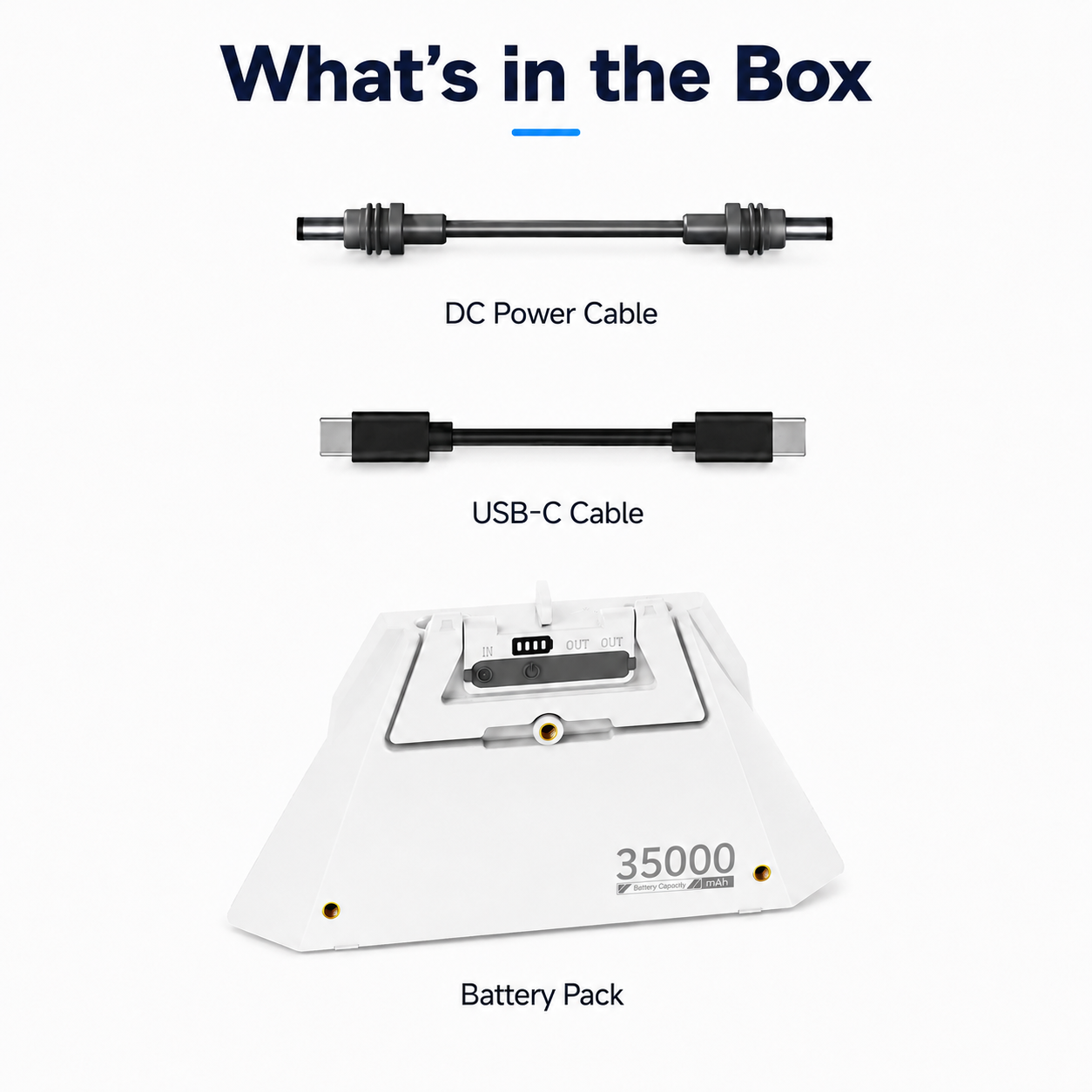 Elfcam - 127,75Wh/35000mAh Batterie Externe Clip-on pour Starlink Mini,Autonomie Jusqu’à 6 Heures, 2xSortie DC & USB-C, Support Intégré IP65,Conforme aux Normes Aériennes – Image 9