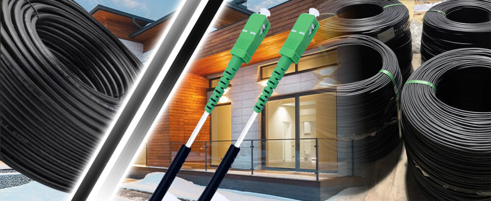 Câble fibre optique SC/APC extérieur monomode IP67