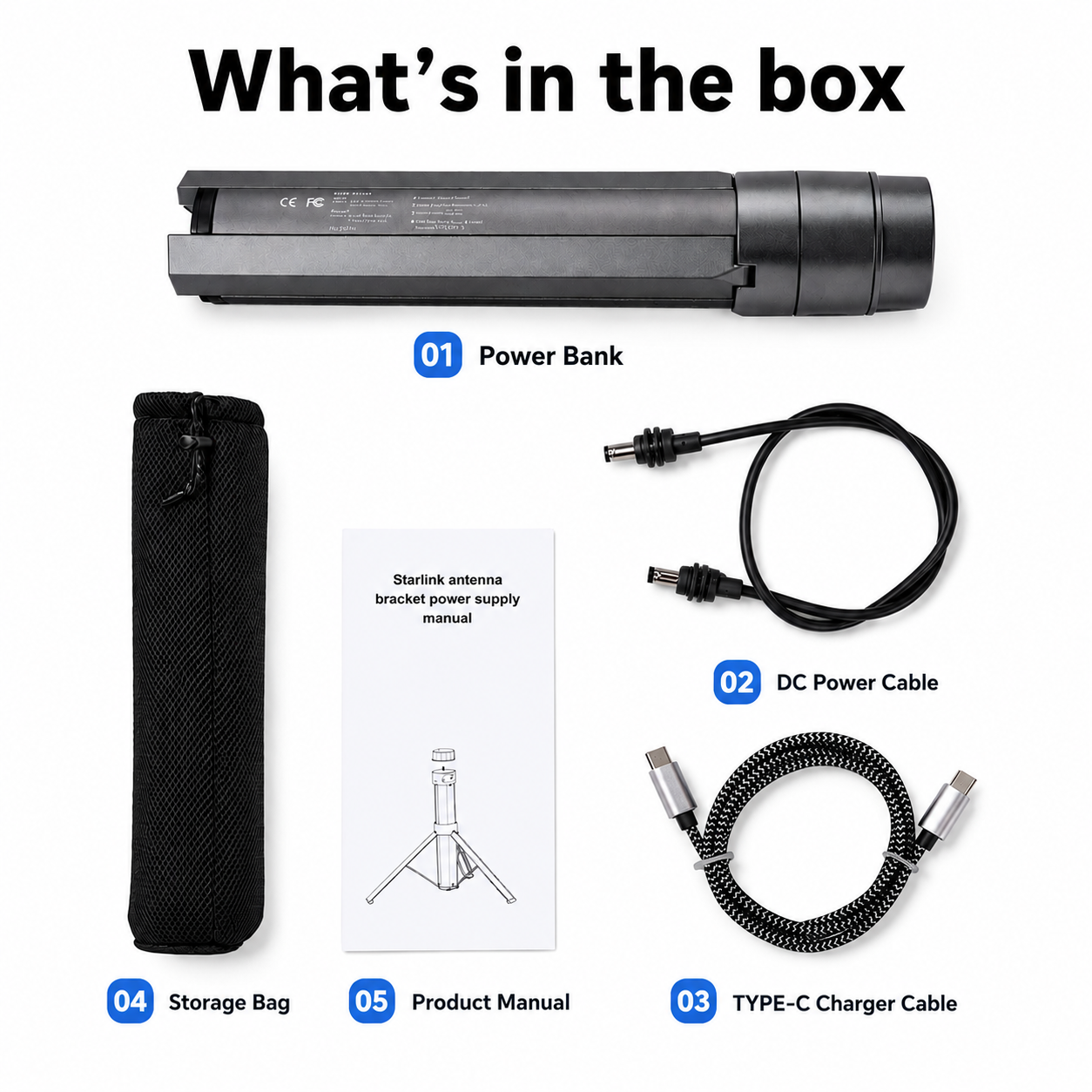 Elfcam - Batterie Portable pour Starlink Mini,99.9 Wh / 27000mAh, Alimentation Externe DC 30 V, Autonomie jusqu’à 5 Heures, Power Bank USB-C PD 65 W pour Smartphone,Ordinateur,Tablette Appareil Photo – Image 9