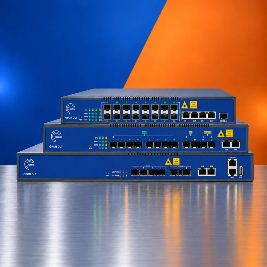 OLT GPON fibre ELFCAM