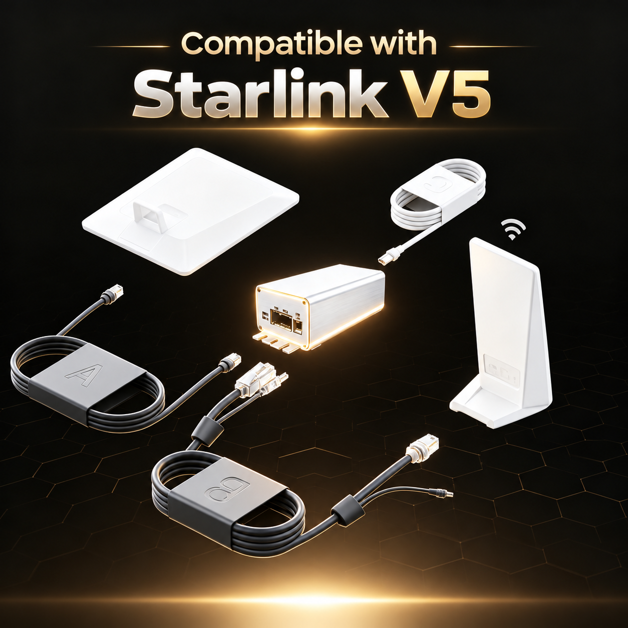 Elfcam – Injecteur PoE Non Standard Passive PoE 90W 10GbE pour Starlink V5, 56V, 10Gbps/2,5G/1G Auto-Adaptatif, Entrée AC 100–240V, jusqu’à 100m, Boîtier Aluminium avec Interrupteur – Image 3