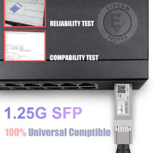 Câble SFP à SFP 1,25Gb Câble à Attache Directe, Direct Attach Copper (DAC) Twinax Cable (Ref:16368)