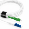 SC/APC to LC/UPC OS2 Simplex Fiber Optic Cable White (Ref:3665)