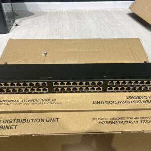 Elfcam – 24/48 Ports Cat6 Patch Panel 1U/2U, 10GBASE-T, Structure 19&Prime; à Montage en Rack, Plaque Acier ≥1,2 mm,…